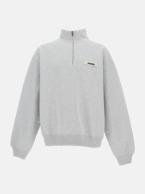 JACQUEMUS THE GROS GRAIN ZIP-UP SWEATSHIRT