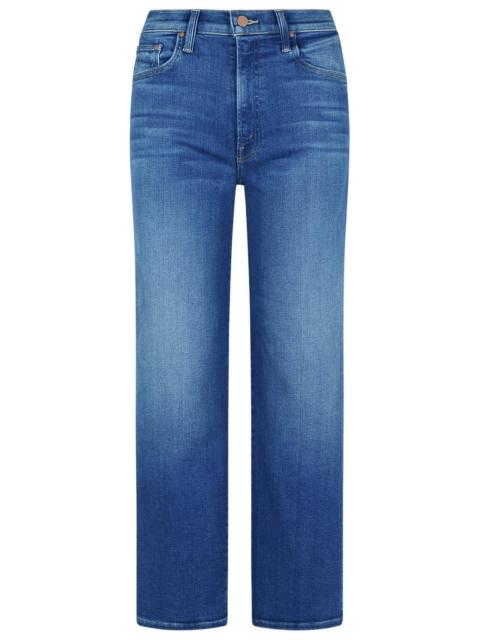 MOTHER Mother THE Rambler Zip Ankle Blue Women Jeans