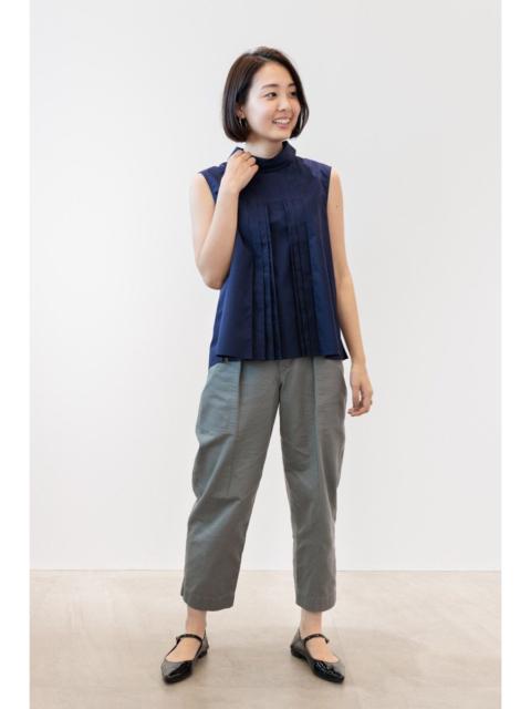 Other Designers UNIQLO X MARNI Pleated sleeveless cotton blue blouse