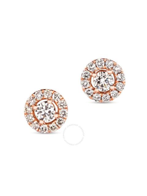 Other Designers Le Vian Ladies Nude Palette Earrings set in 14K Strawberry Gold