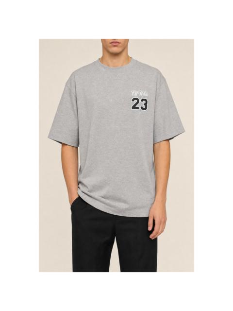 Off-White Off-White Men's Heather Grey Cotton Tee