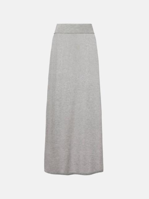 Knitted maxi skirt