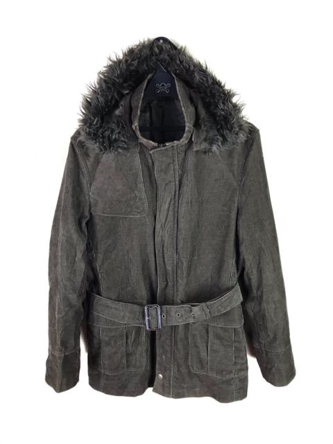 Other Designers Comme Ca Ism - LAST CALL💥COMME CA ISM TRENCH COAT JACKET FAUX FUR HOODIE