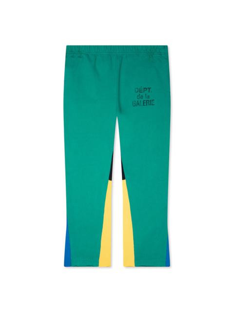 GALLERY DEPT. FLARE SWEATPANT - EMERALD GREEN