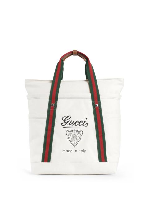 GUCCI Medium-Web-Canvas-Bag