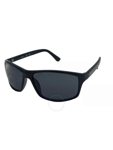 Kenneth Cole - Kenneth Cole Smoke Rectangular Men's Sunglasses KC1384 01A 61