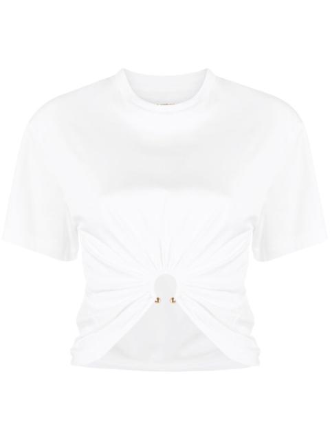 rabanne Rabanne Women T-Shirt With Gathered Detail