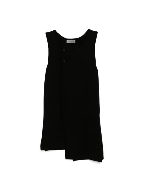 American single-jersey binder sleeveless top
