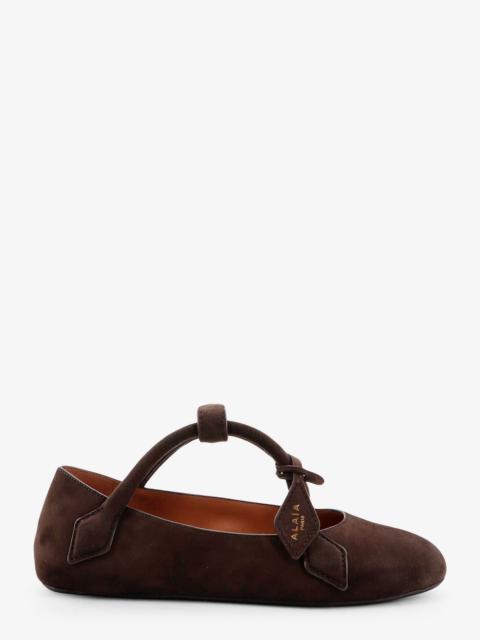 Alaïa Alaia Women Le Teckel Suede Ballet Flats