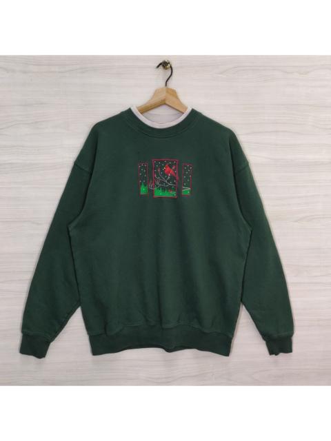 Other Designers Vintage - M&C Sports Embroidery Cardinal Bird Sweatshirt