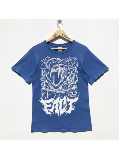 Other Designers Band Tees × Vintage - 💥Distressed💥Vintage Fact Japan Hardcore Band Tee