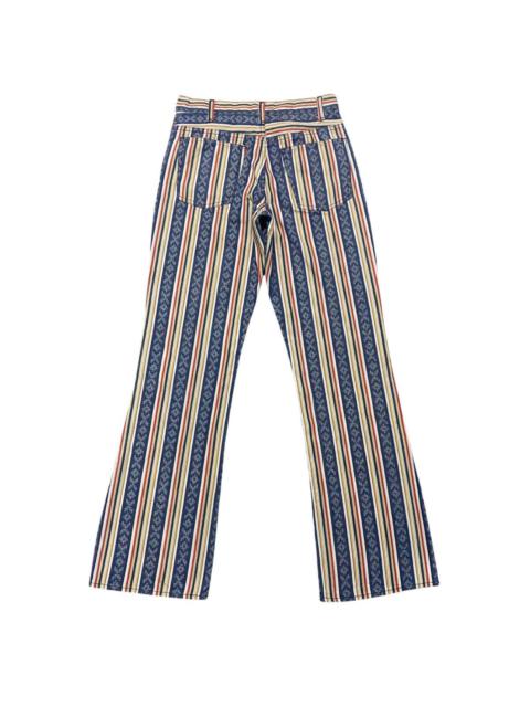 Levi's Vintage 70s Levis Big E Native Stripe Patern Flare Jeans