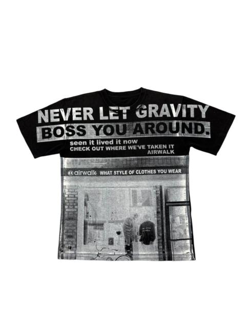 Other Designers Vintage Y2K AIRWALK X RAGE AGAINST MACHINE OVERPIRNT TSHIRT