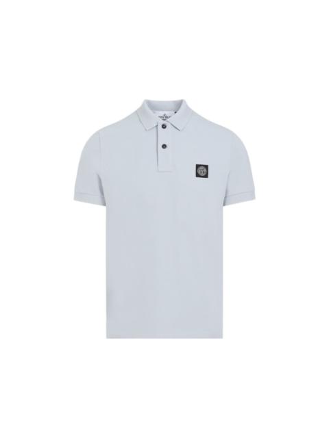 Stone Island Logo Cotton Polo Shirt