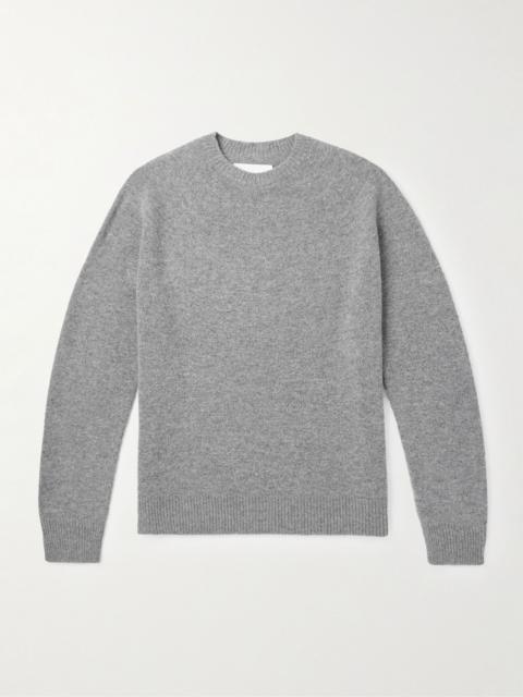 Jil Sander Merino Wool and Cashmere-Blend Sweater Gray