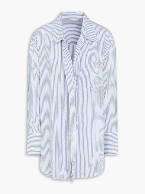 Victoria Beckham Striped woven shirt