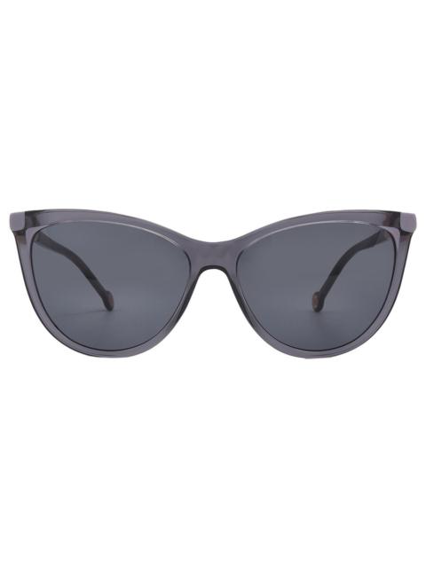 CAROLINA HERRERA Carolina Herrera Grey Cat Eye Ladies Sunglasses HER 0141/S 0ZLP/IR 58