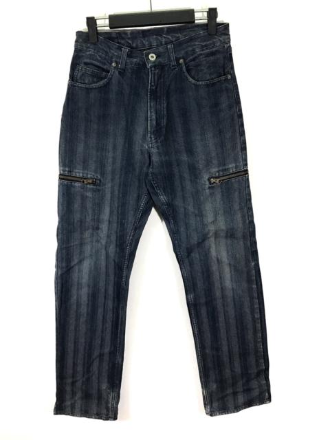 Other Designers PPFM - PPFM Striped Faded Denim Jeans