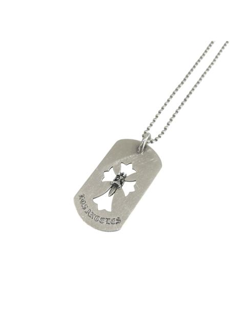 Chrome Hearts Cross Cutout Dagger LA Dog Tag