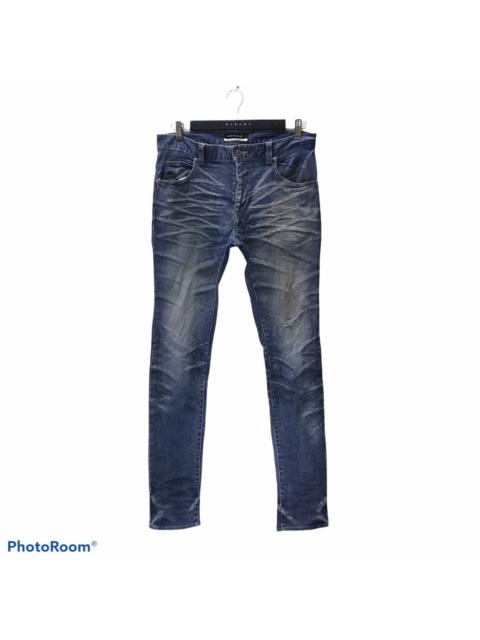 Other Designers Le Grande Bleu (L.G.B.) - SEMANTIC DESIGN Clawmark Denim Jeans