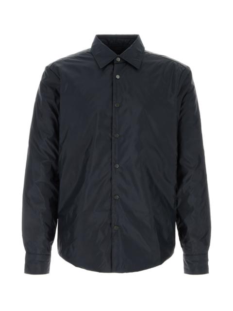 BOSS Midnight blue polyester Luke shirt