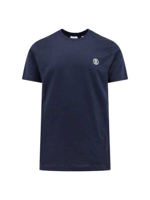 Burberry Burberry Logo Embossed Cotton T Shirt