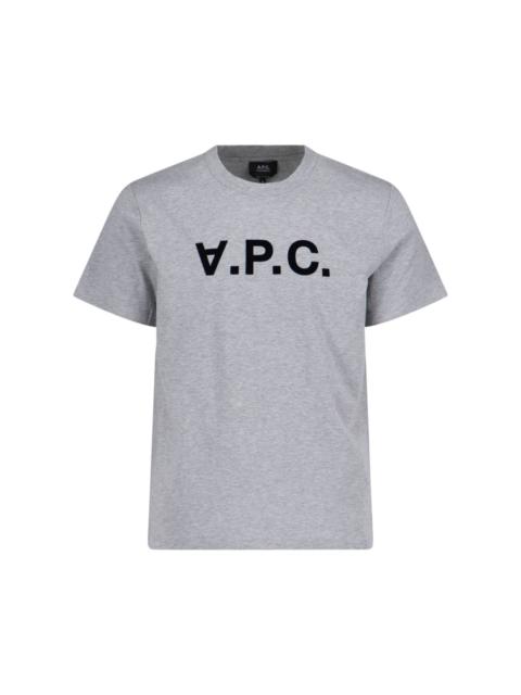 A.P.C. LOGO T-SHIRT