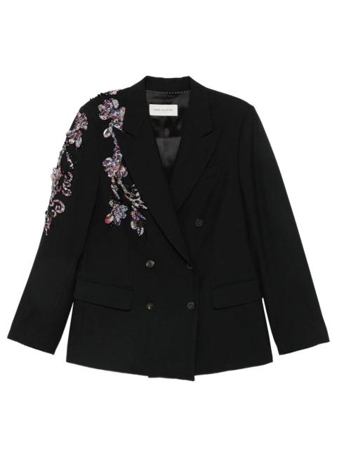 Dries Van Noten Giacca Doppiopetto Regular Fit Con Ricami Women