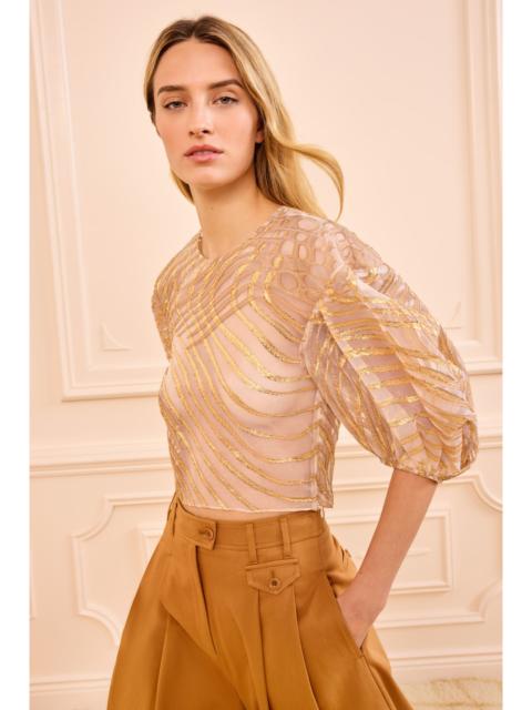 ULLA JOHNSON Akami SS Top with Lurex