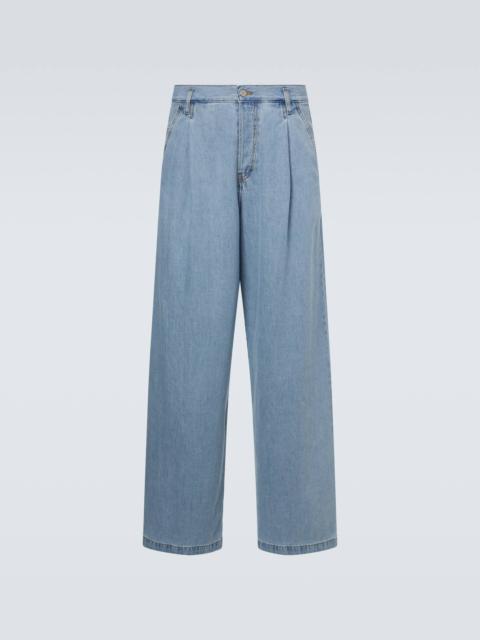 Dries Van Noten Penning high-rise wide-leg jeans