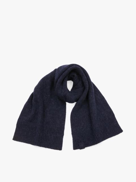 Victoria Beckham Alpaca Scarf In Navy