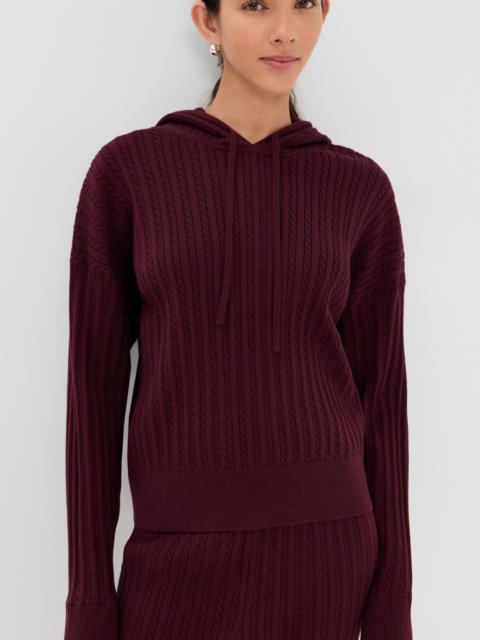 SIMKHAI Cable Hoodie