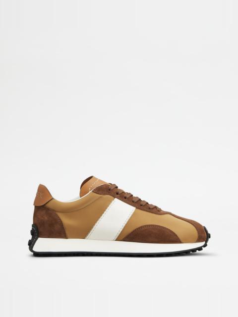 Tod's T VINTAGE SNEAKERS TOD'S•X CAPSULE COLLECTION - BROWN, BEIGE, WHITE