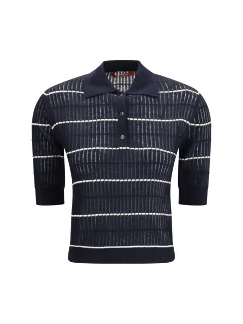 Max Mara Studio Max Mara Studio Polo Gallo In Wool And Silk