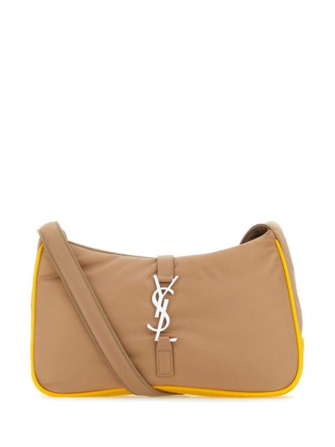 SAINT LAURENT Saint Laurent Men Cappuccino Econylâ® Le 5 Ã  7 Shoulder Bag