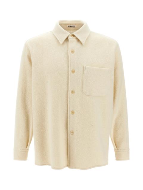 AURALEE Overshirt tweed Homesupn