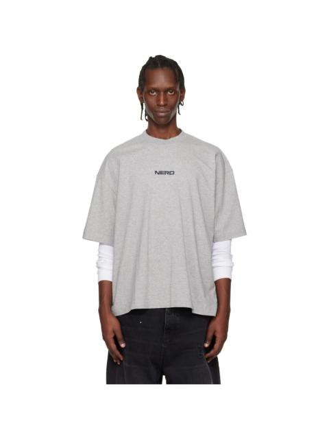 VETEMENTS Gray 'NERD' T-shirt