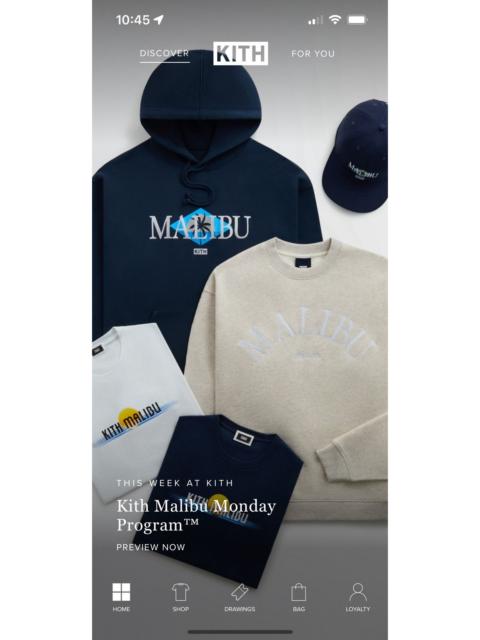 Other Designers KiTH MALiBU STORE OPENiNG EXCLUSiVE SOUVENiR HOODiE NAVY