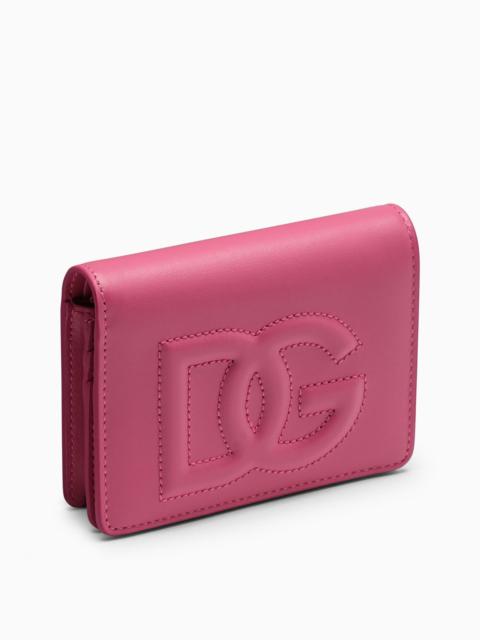 Dolce&Gabbana Small Wisteria Leather Wallet