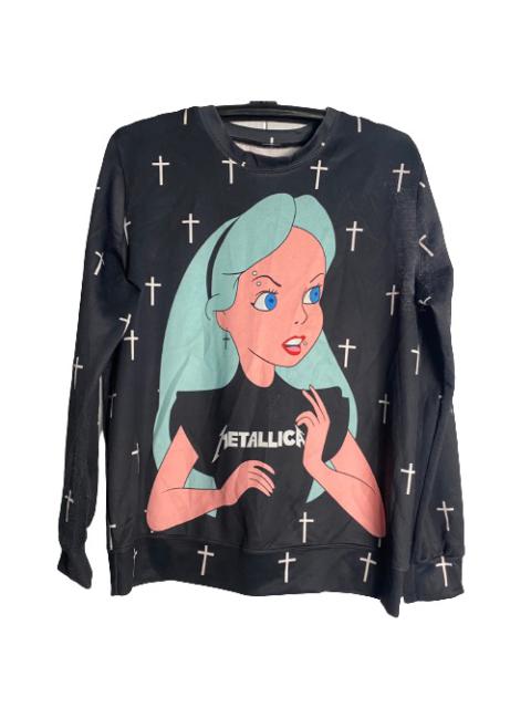 Other Designers Metallica - Metallica Alice Wonderland Sweatshirt Made in Australia