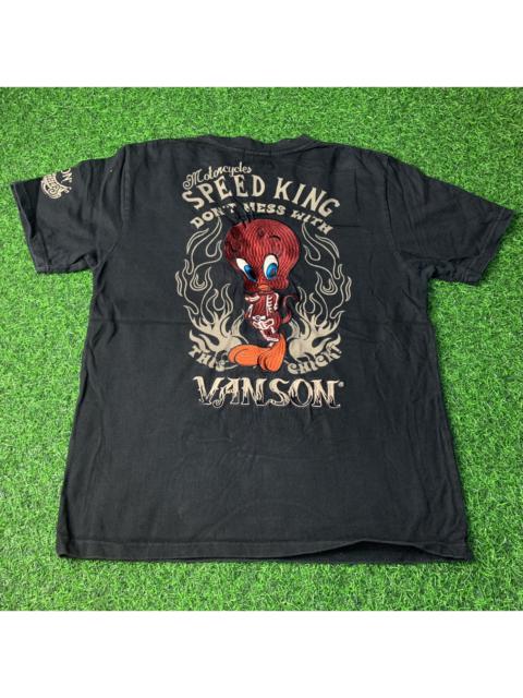 Other Designers Vanson Leathers - Vanson Leathers X Tweety Motorcycles Speed King Tee