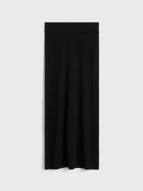 TOTEME Long knit skirt black