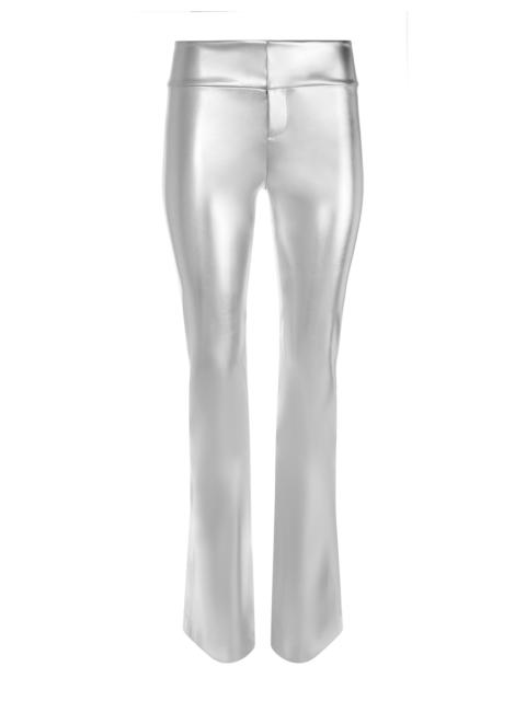 Alice + Olivia OLIVIA VEGAN LEATHER BOOTCUT PANT