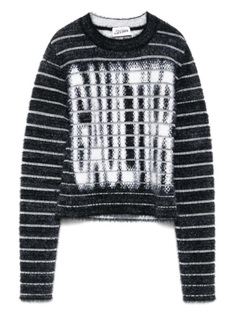 Jean Paul Gaultier intarsia-logo sweater