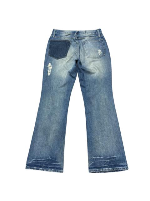 PPFM PPFM Repaired Denim Flare Jeans