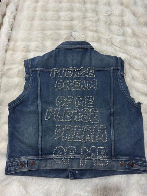 CELINE Celine Men's Runway-Edition Heavily Studded Denim Vest