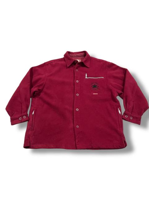 Other Designers Converse × Vintage - VINTAGE 90s CONVERSE FUR FLEECE JACKET