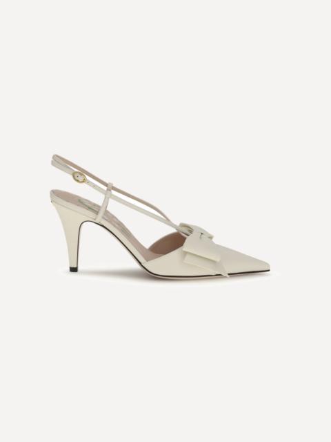 Valentino Bowow slingback leather Pump