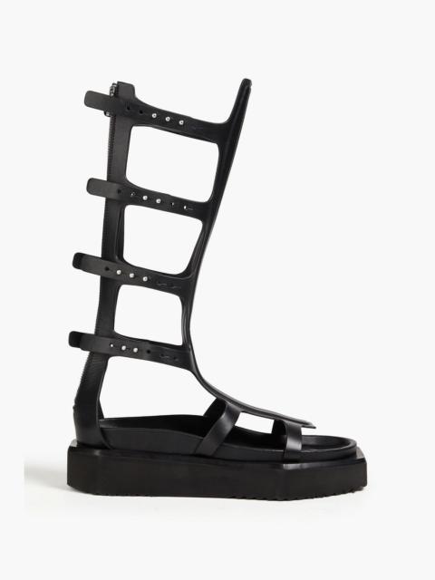 Rick Owens Turbo Cyclops leather platform sandals