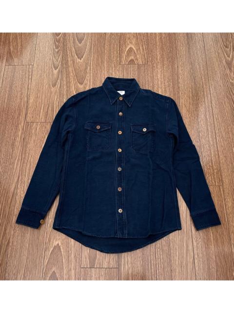 visvim VISVIM Black Elk Flannel Shirt — Overdyed Long-Sleeve Shirt